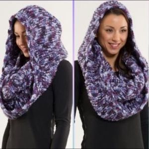 Lululemon Hooded Purple Scarf